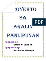 Proyekto Sa Araling Panlipunan