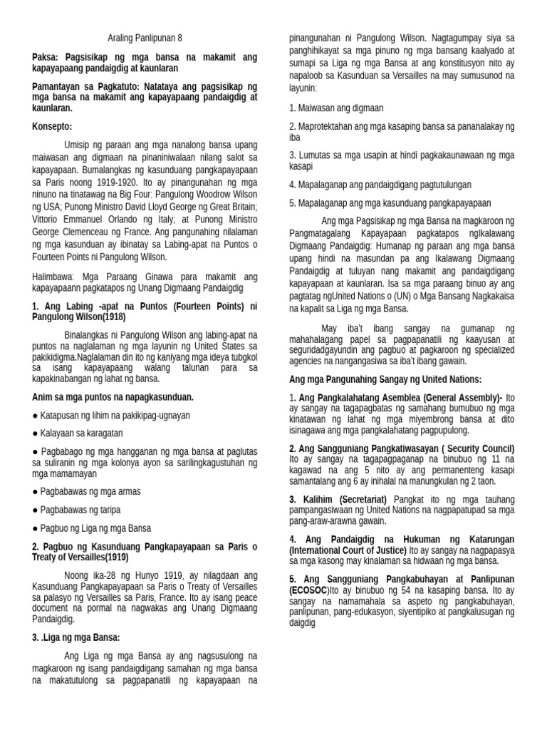 Ap 8 q4 WK 4 5 | PDF