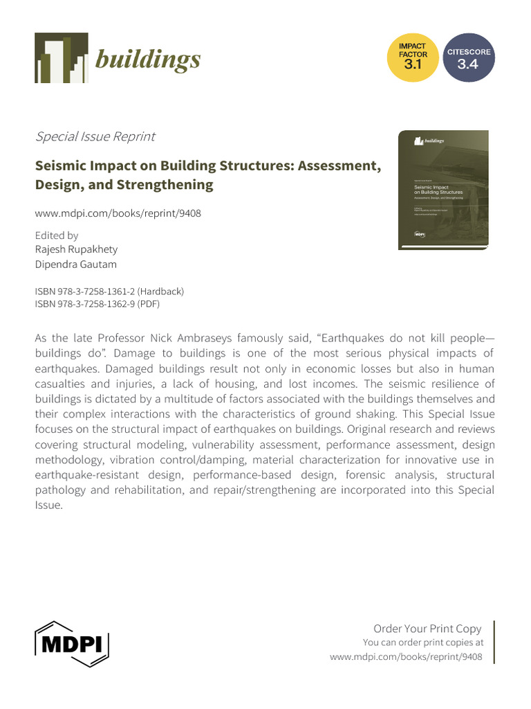 Ing Structures Assessment Design and Strengthening Flyer | PDF | Open ...
