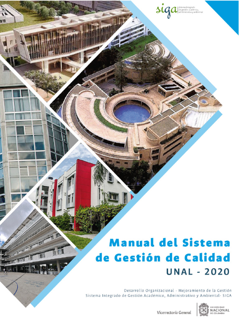 Manual del Sistema de Gestión de Calidad UNAL | PDF | Sistema de manejo ...