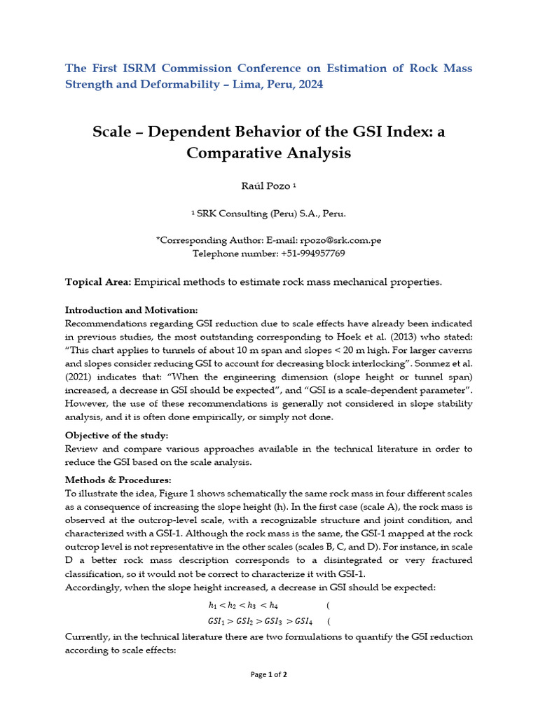 GSI指数的尺度依赖性行为：对比分析 | PDF | Applied Mathematics