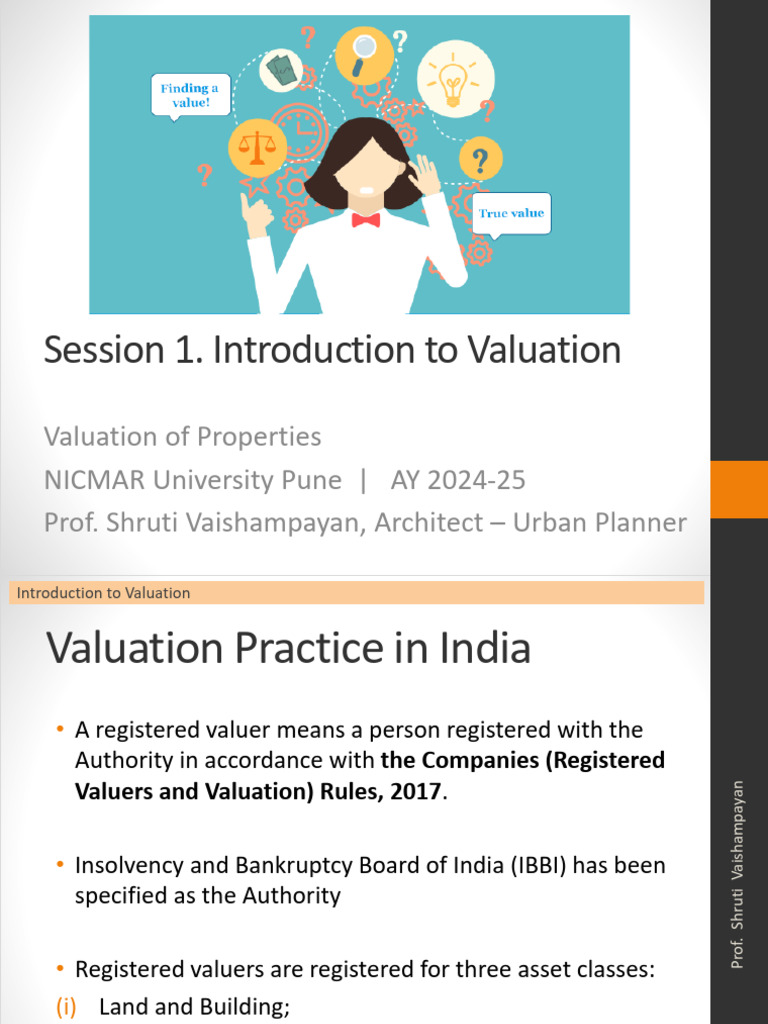 1 2 Introduction to Valuation | PDF | Real Estate Appraisal | Valuation ...