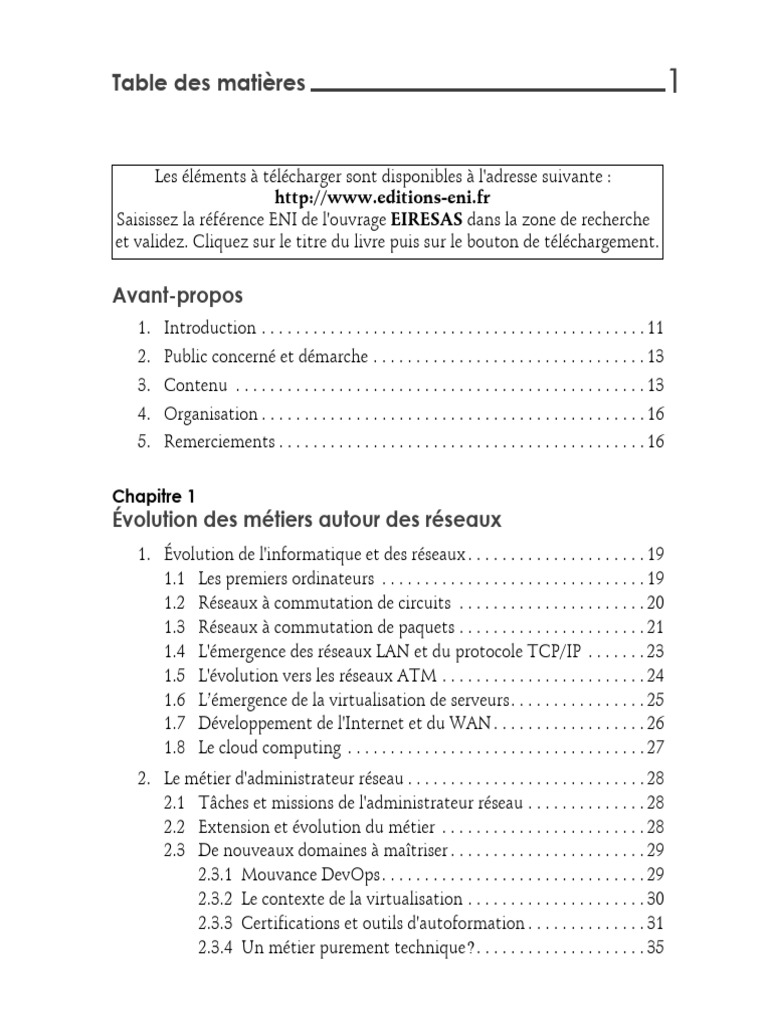 Guide complet sur l'administration réseau | PDF | Standards de réseaux ...