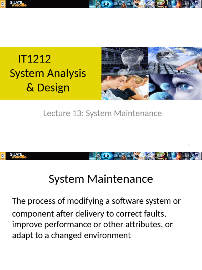 HNDIT1212 Lecture 13 System Maintenance | PDF