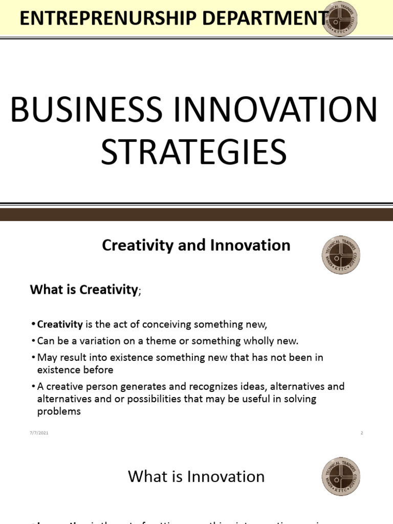 Innovative Business Strategy Guide | PDF | Marketing | Strategic Management