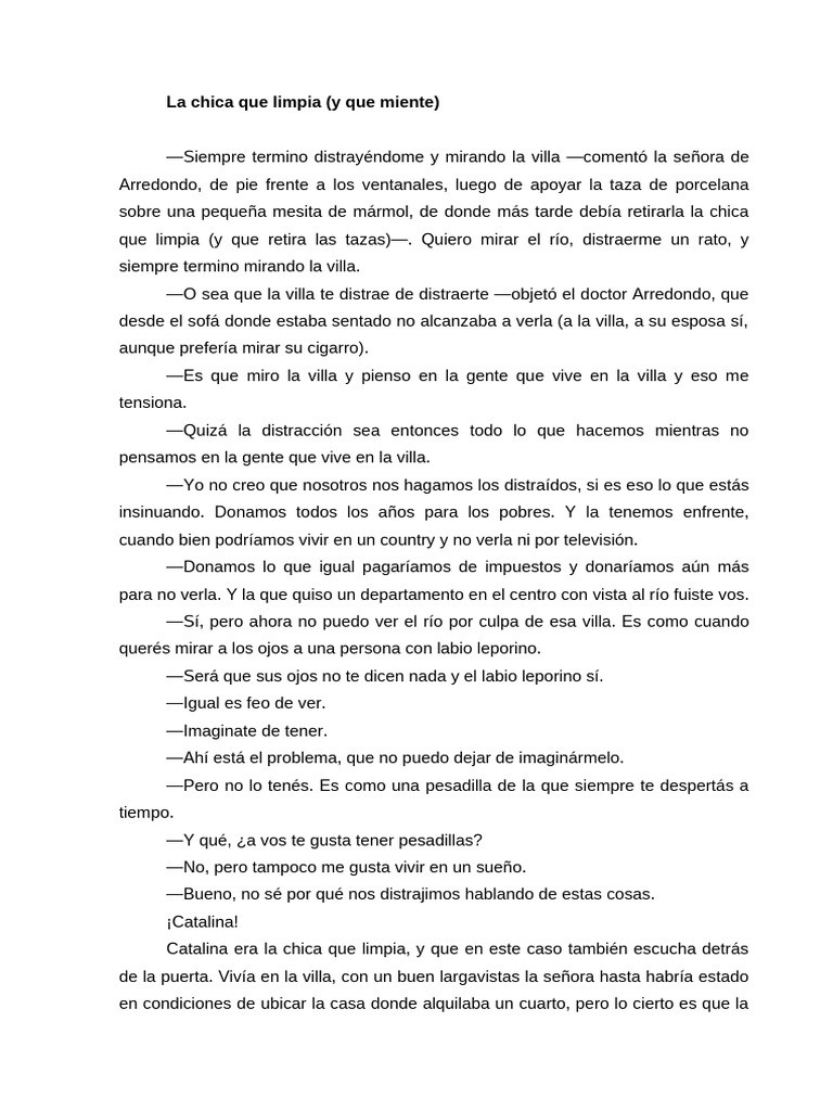 La vida de Catalina en la villa | PDF