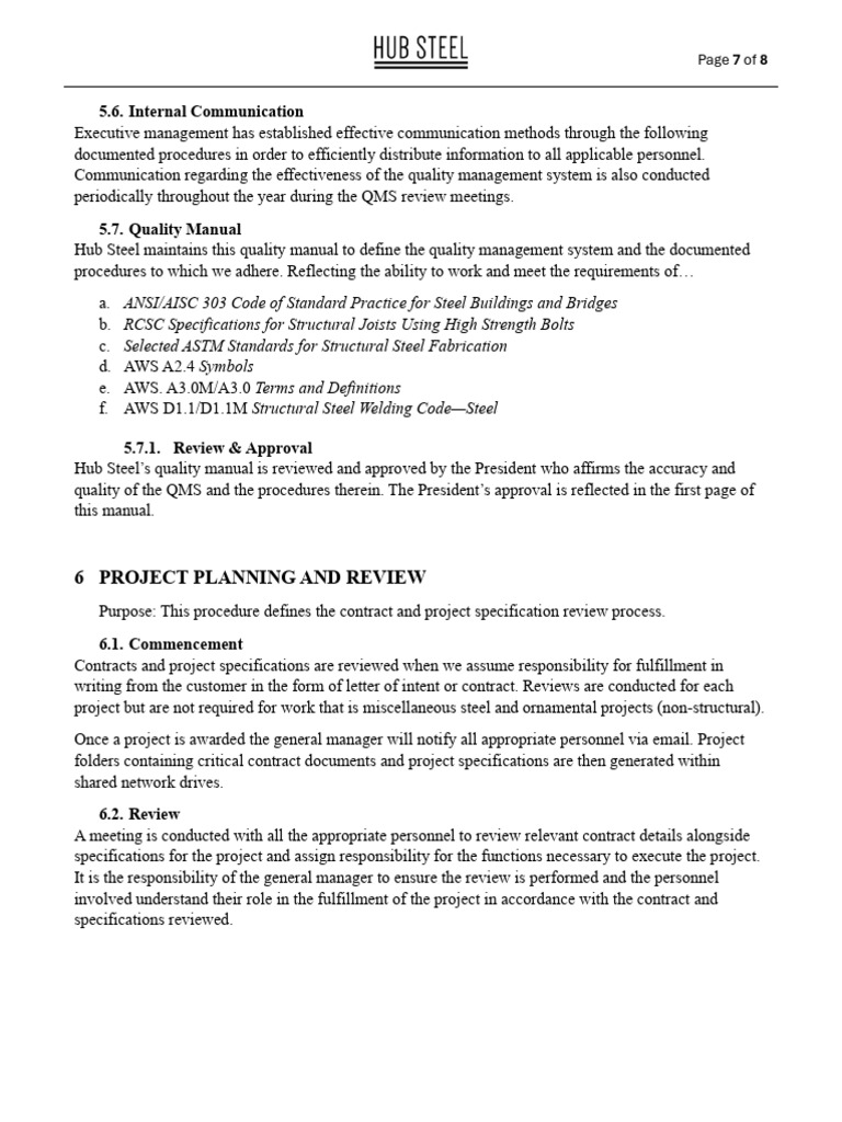 QMS Sec. 6 | PDF | Verification And Validation | Specification ...