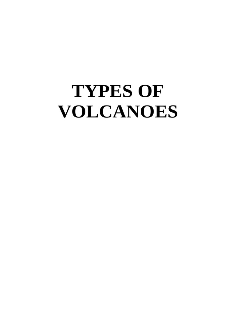 G9 Q3 ES WEEK 1 Types of Volcanoes | PDF | Volcano | Plate Tectonics