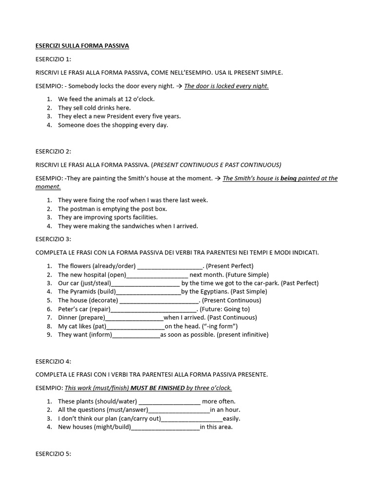 esercizi-sulla-forma-passiva-pdf