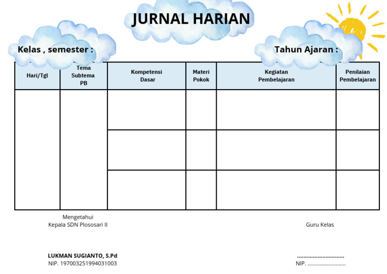 a. Jurnal Mengajar Harian Kurikulum Merdeka.pdf (297 x 210 mm) (2) | PDF