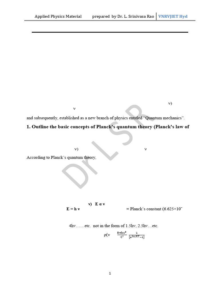 Quantum Mechanics Principles Explained | PDF | Photon | Electron