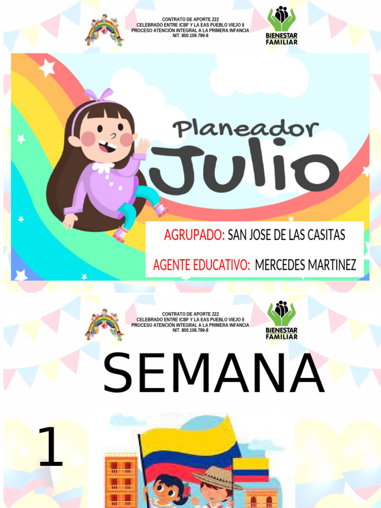 Planeacion Julio Grupo 2 | PDF