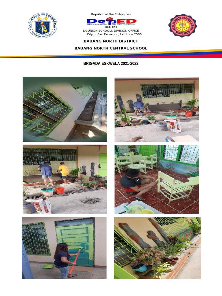 Brigada Eskwela 2021-2022 Highlights | PDF