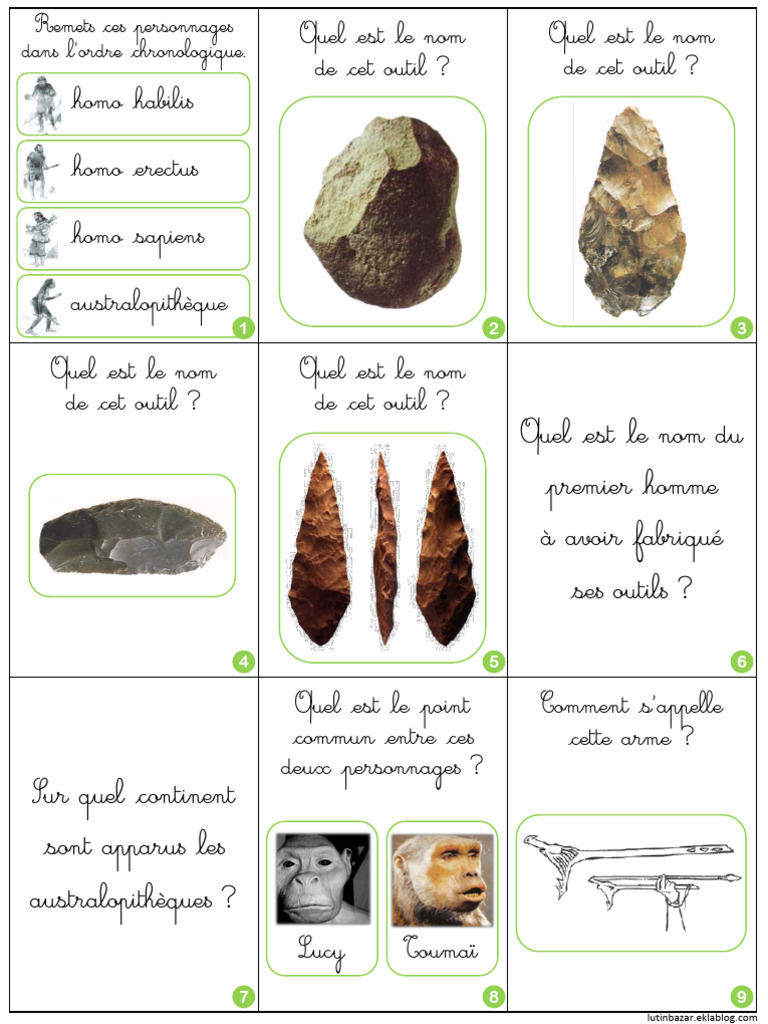 Outils et modes de vie au Paléolithique | PDF | Paléolithique