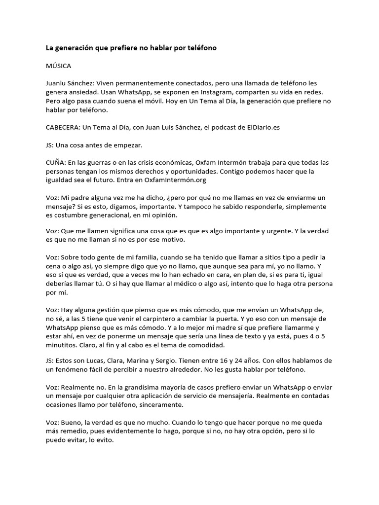Transcripci%C3%B3n_La+generaci%C3%B3n+que+prefiere+no+hablar+por+tel%C3 ...