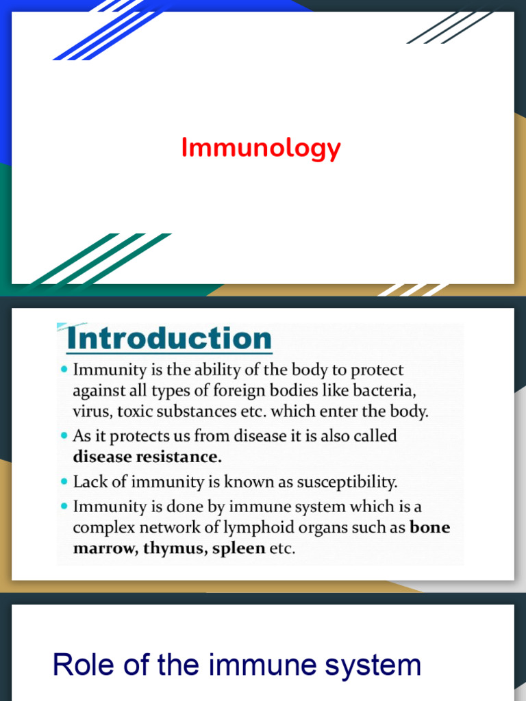Overview Of The Immune System Components Pdf