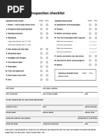 UBER Inspection Form PDF | PDF