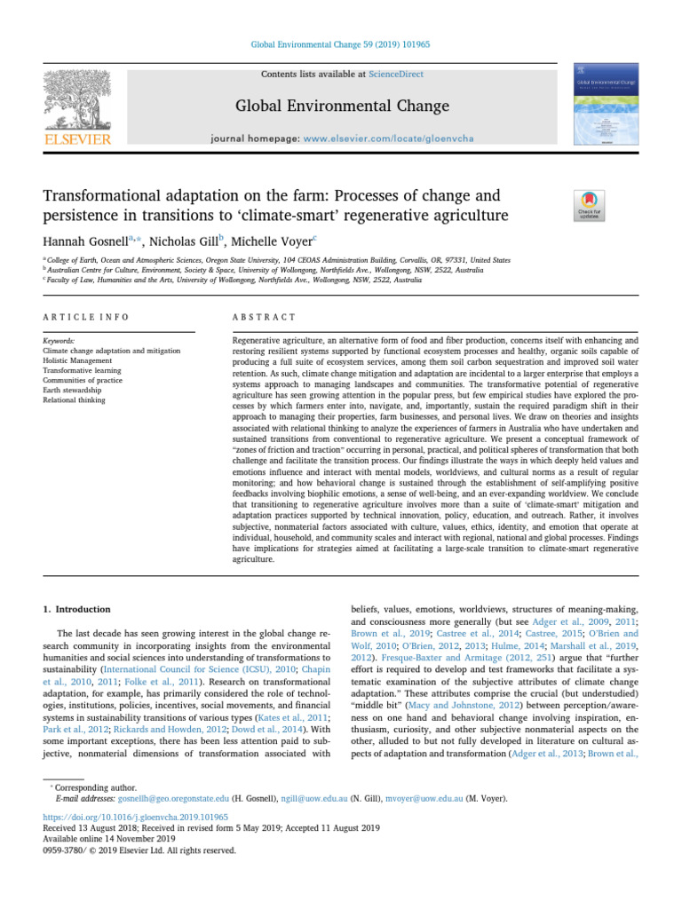 Adaptation RA | PDF | Agriculture | Soil