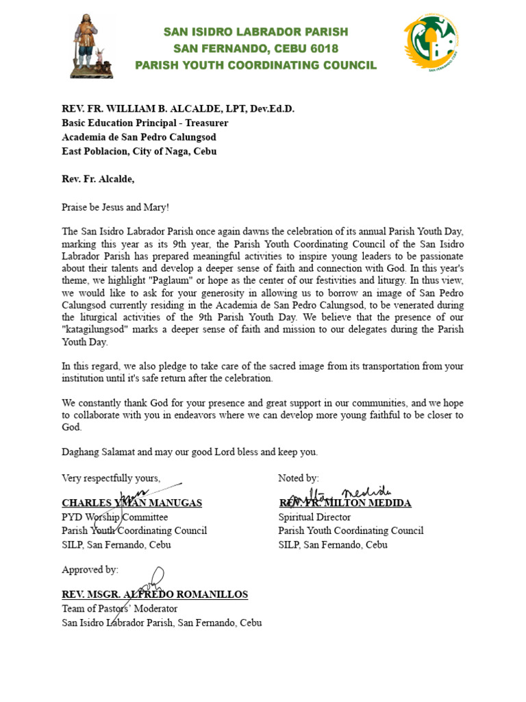 Request for San Pedro Calungsod Image | PDF
