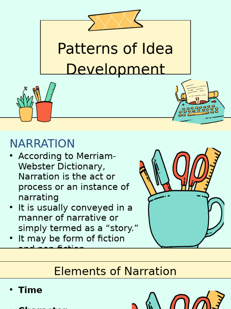 Elements of Narration and Description | PDF | Narration | Hypertext