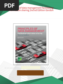 Principles of data management facilitating information sharing 2nd ed Edition Gordon - Download the full ebook now for a seamless reading experience