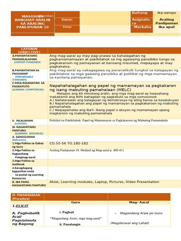 Ap 10 DLP | PDF