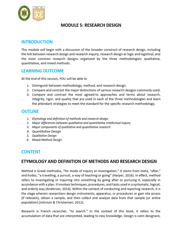 Module+6++Research+Designs+revised+2024 | PDF | Validity (Statistics ...