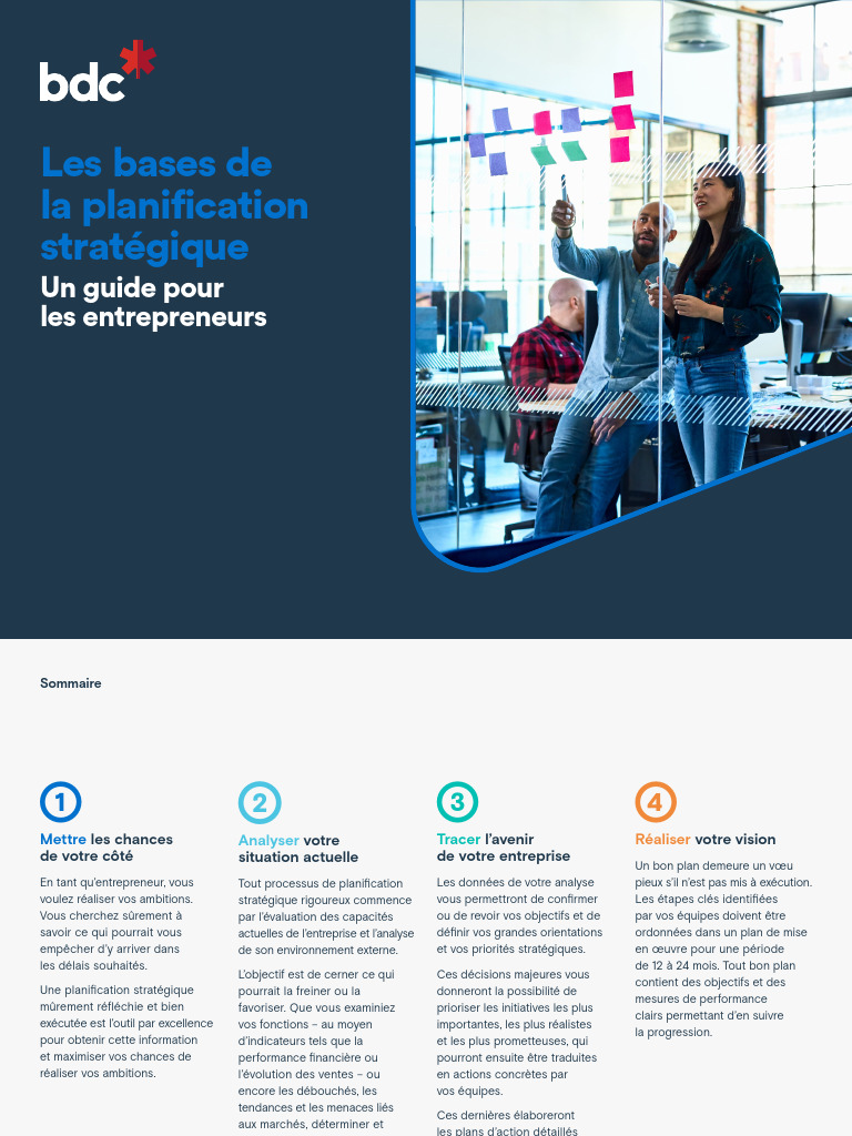 Guide de planification stratégique pour entrepreneurs | PDF ...