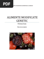 Alimente Modificate Genetic