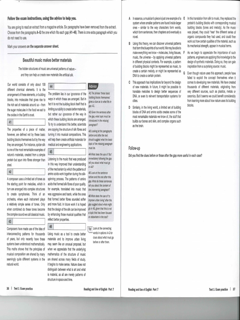 C1 Trainer 1 - Reading | PDF