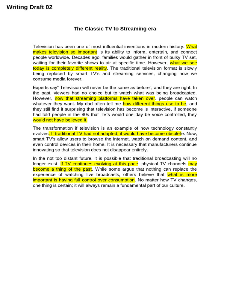 Writing 2 Draft - Alexandra Aguero | PDF