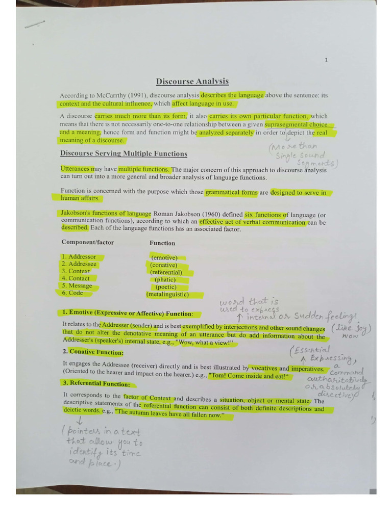 Discourse Analysis Pdf
