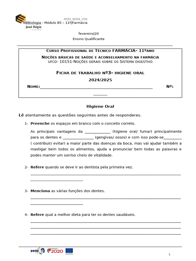 Higiene Oral Import ncia E Cuidados Essenciais PDF Boca Higiene 