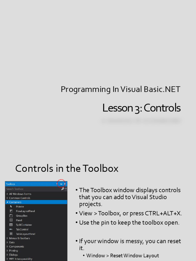 L3-Enhancing User Interface (Controls) (2) | PDF | Computing | Software