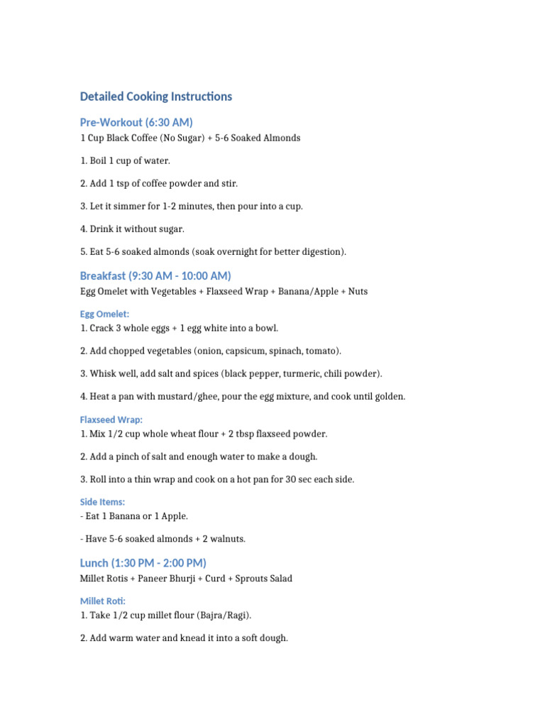 Healthy Meal Prep Guide: Recipes & Tips | PDF