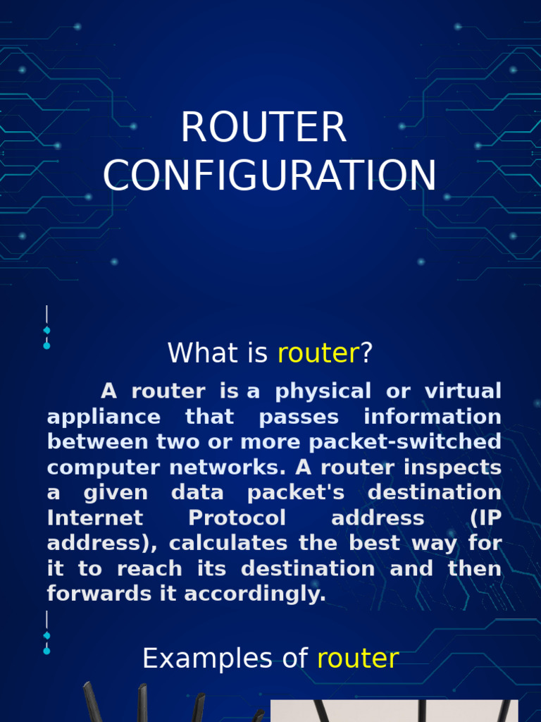Core2 3-Routerconfiguration | PDF
