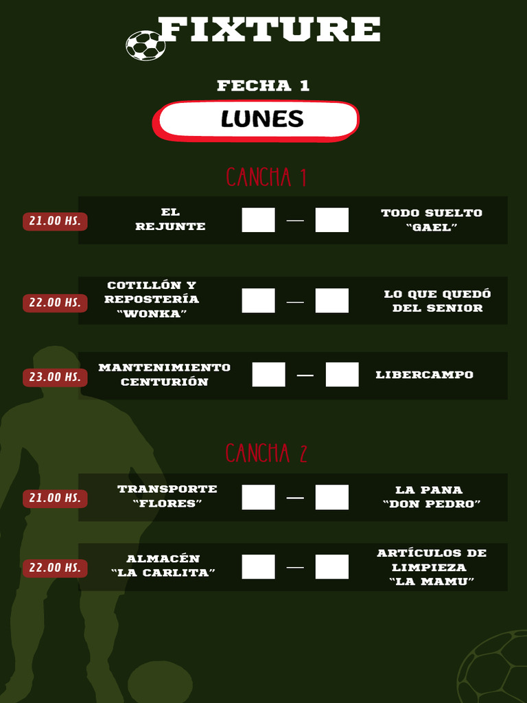 Fixture Completo Pdf