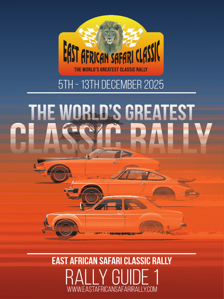 2025 East African Classic Safari Rally | PDF | Shilling | Tanzania