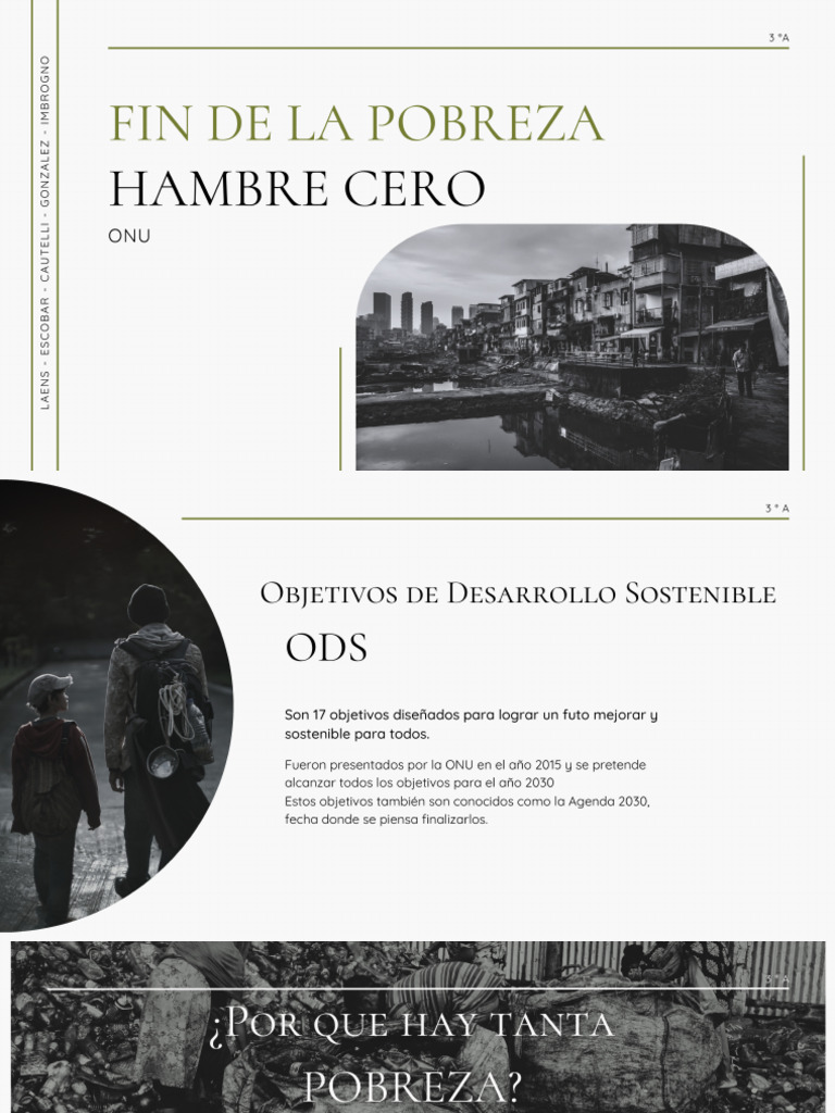 Fin de la pobreza y Hambre cero | PDF