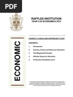 Download H2 Lecture Notes - Scarcity Choice and Opportunity Cost - 2012 by lizzie3295 SN83763412 doc pdf