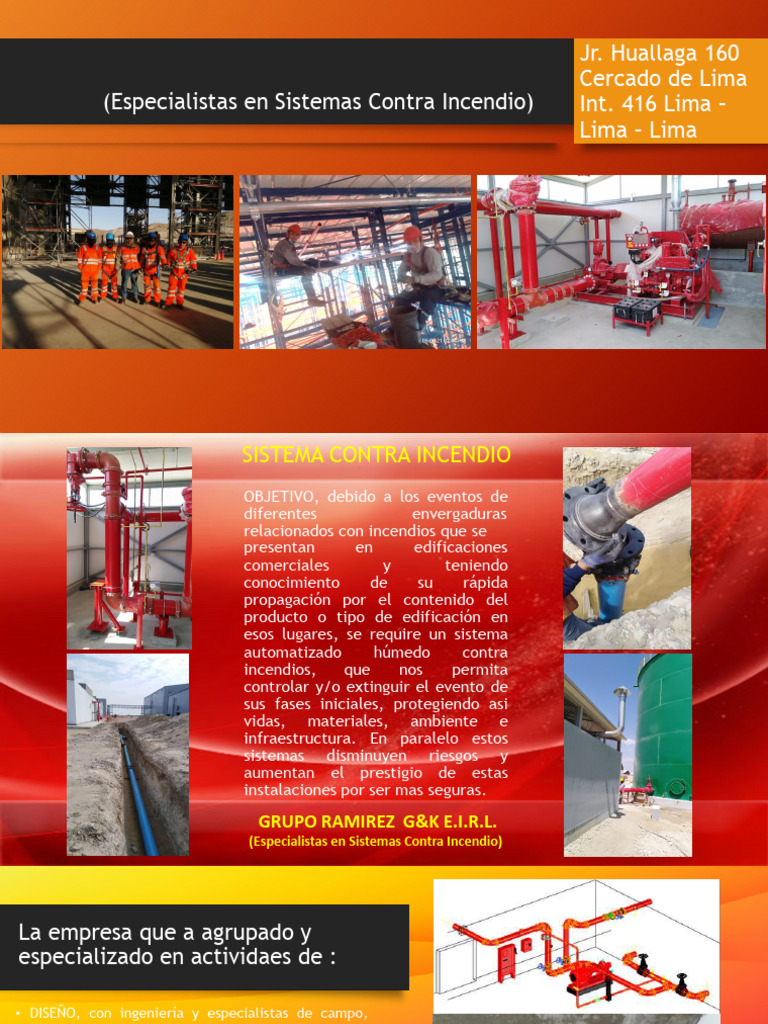 Brochure Grupo Ramirez GK Eirl | PDF | Ingeniería