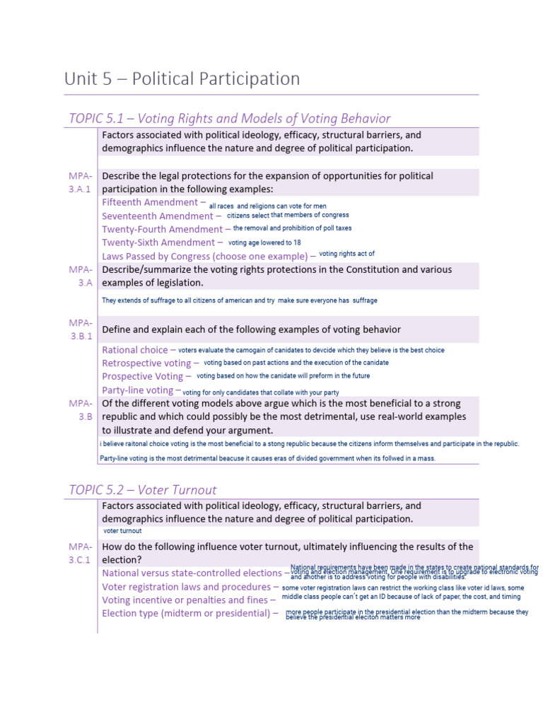 Kami Export - Unit 5 Learning Objective Summary Assignment | PDF ...