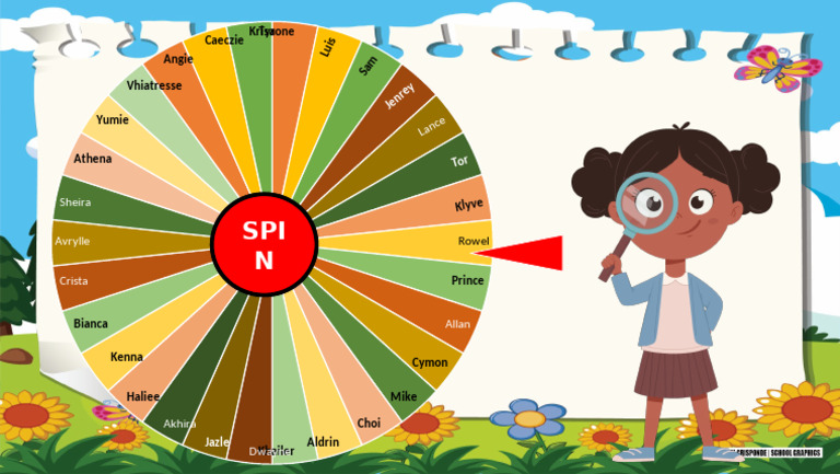 Spinning Wheel (30 Pupils) | PDF