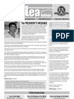 Saftea Bulletin Issue 1/2012