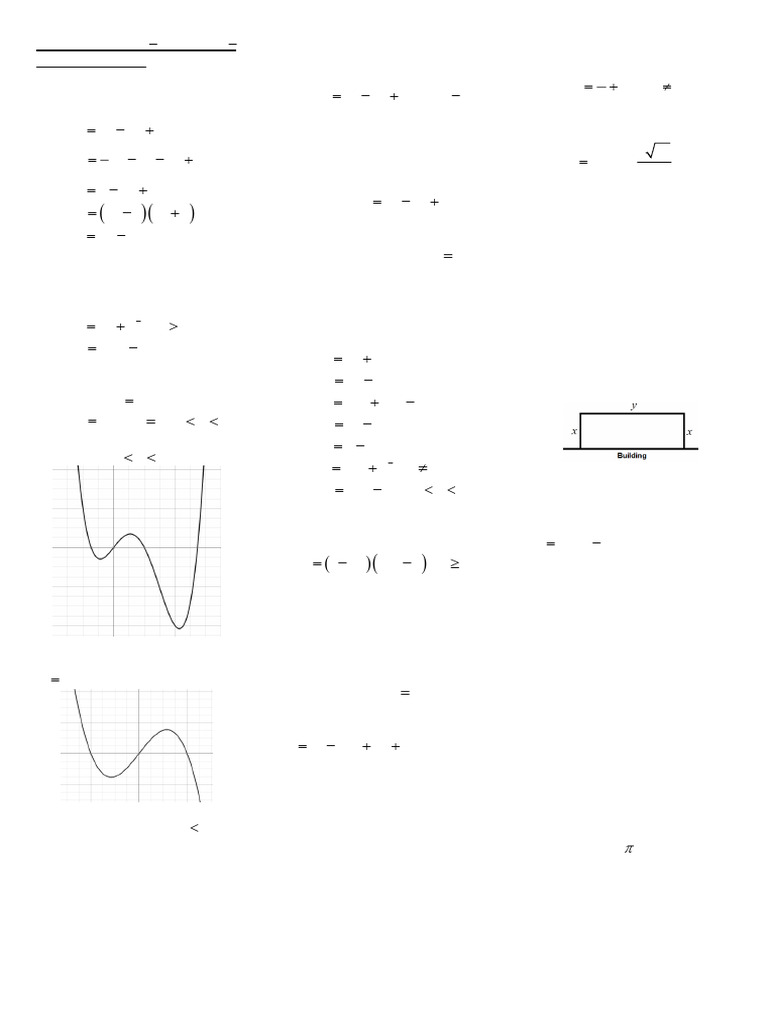 Differentiation and Stationary Points Analysis | PDF | Derivative ...