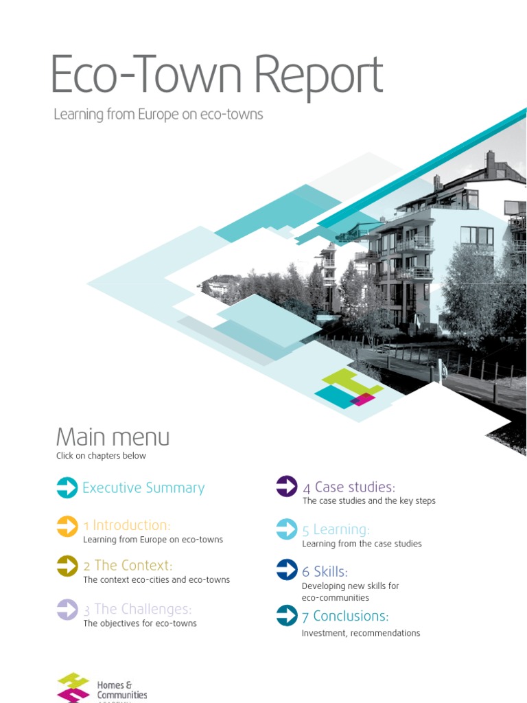 Learning from European Eco-Towns | PDF | Sustainable City | Sustainability