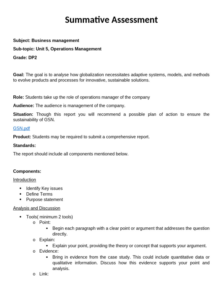 Operations Management in Globalization | PDF | Evaluation | Analysis