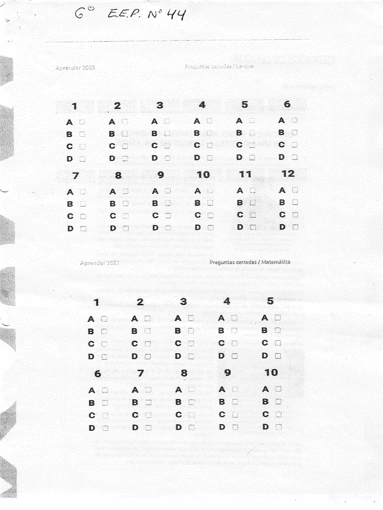 6to Grado 44. TM - TT | PDF