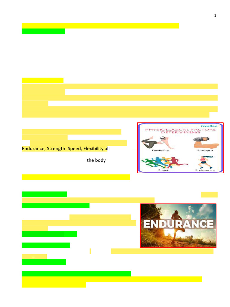 Sports Physiology and Injury Overview | PDF | Skeletal Muscle ...