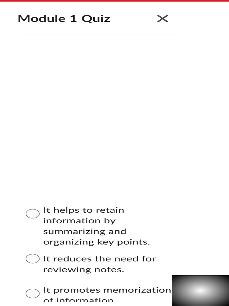 Quizzes - LFSW 099 Learning For Success (ONS-WINTER25-01) - University ...